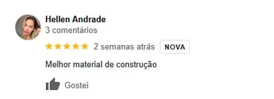 Avaliação de cliente da Braghin no Google